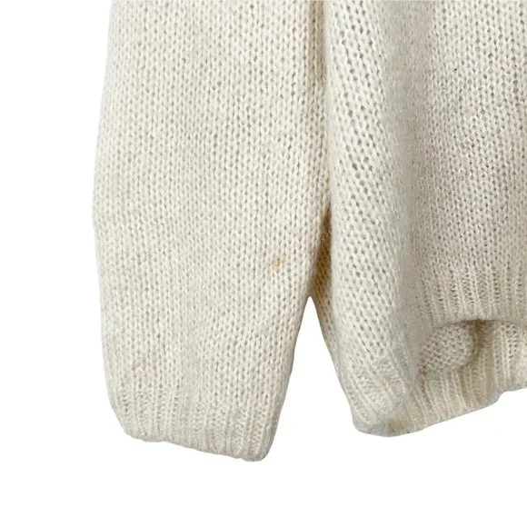 Vintage Mohair Wool Made in the USA American Apparel Oversized Cardigan Sweater - Picture 8 of 10